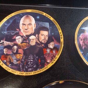 Star Trek Collectors Plates each